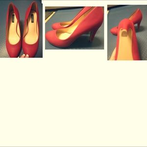 Daily shoes 8.5 red pumps